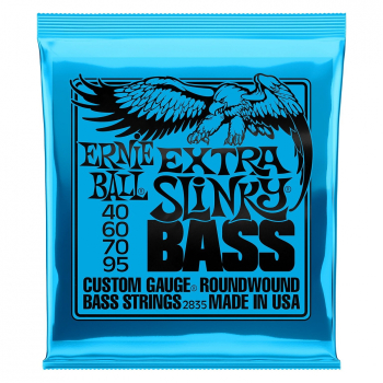 Struny Ernie Ball Extra Slinky Bass 40-95 do basu